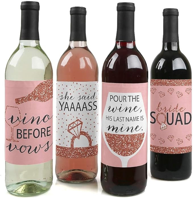 Big Dot of Happiness Bride Squad - Rose Gold Bridal Shower or Bachelorette Party Decorations for ... | Amazon (US)