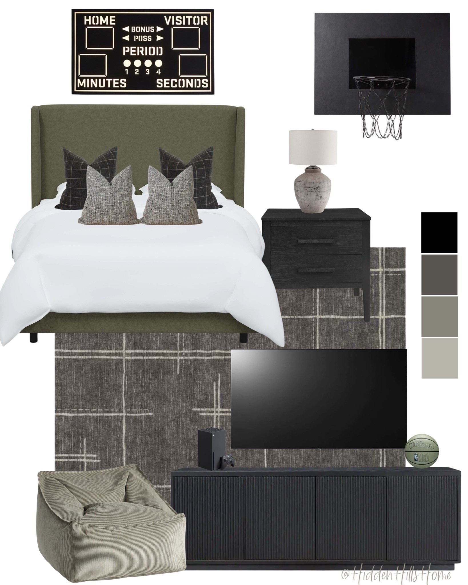 Masculine bedroom decor ideas, bedding, home decor, Teen boys bedroom mood board, modern transitional boys room inspo, boys bed, boys bedroom design #teen 


#LTKKids #LTKHome #LTKGiftGuide