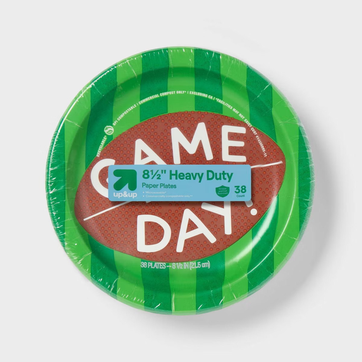 Game Day Disposable Plates 8.5" - Game Day! - 38ct - up&up™ | Target