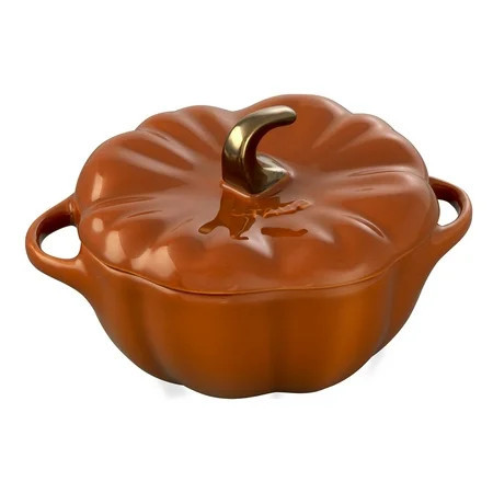 Staub Ceramic 24-oz Pumpkin Cocotte - Burnt Orange | Walmart (US)