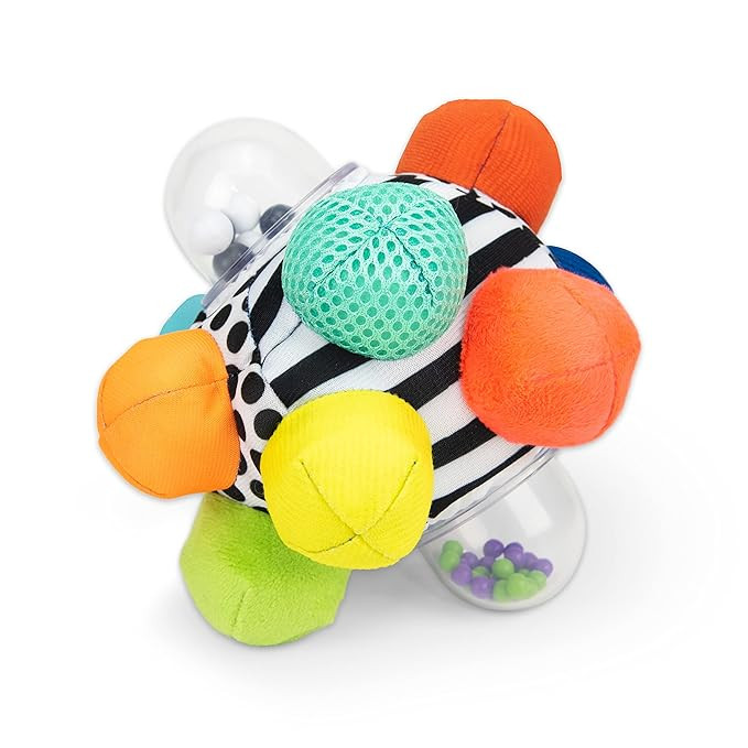Sassy Developmental Bumpy Ball, Easy to Grasp Bumps Help Develop Motor Skills, Ages 6+ Months | Amazon (US)