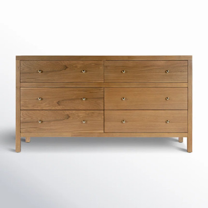 Celine 6 Drawer 60" W Double Dresser