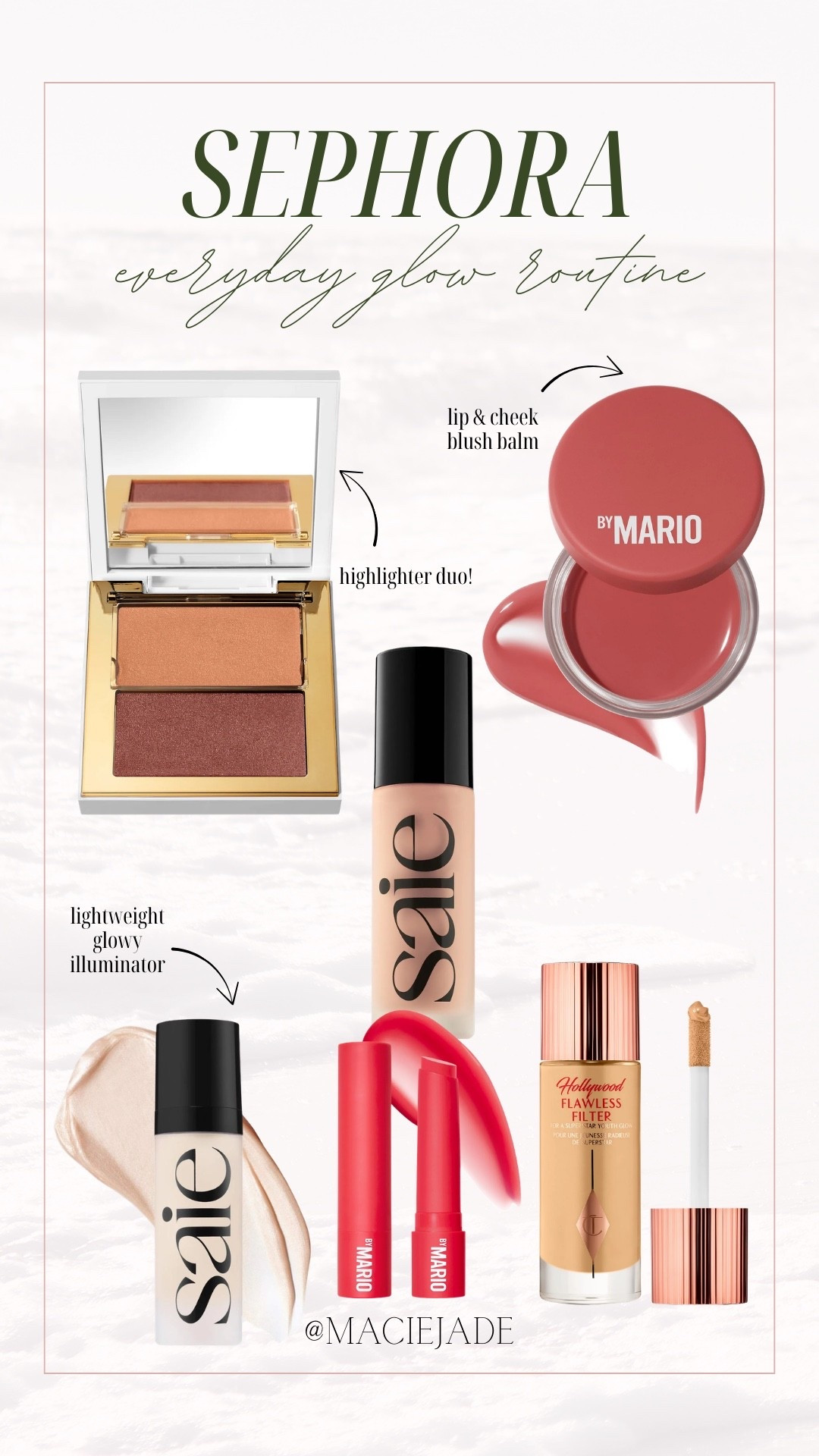 Everyday glow routine you need!💋💄✨ everyday makeup, makeup routine, women’s makeup, glowy makeup, sephora makeup 

#LTKBeauty #LTKspring #LTKselfcare