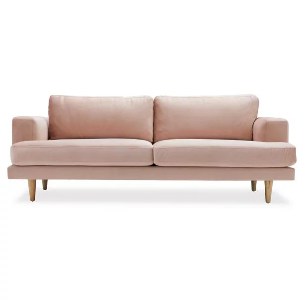 Drew Barrymore Flower Home Sofa, Pink Velvet - Walmart.com | Walmart (US)