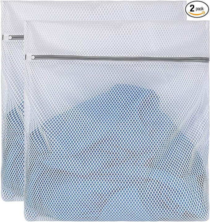 2 XX-Large Honeycomb Delicates Bags for Washing Machine, 24 x 24 Inches lingerie bags for Laundry... | Amazon (US)