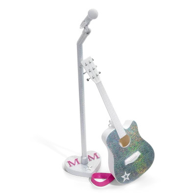 American Girl® x Megan Moroney Guitar & Mic Stand for 18-inch Dolls | American Girl