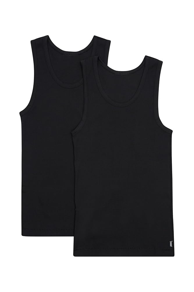 Bonds Soft Chesty Tank Undershirt in 100% Cotton Rib for Men, 2-Pack | Amazon (US)