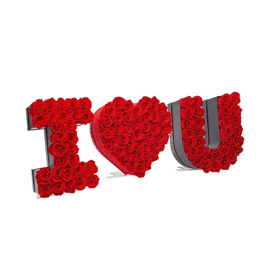 Le Grand I Heart U Eternity® Rose Arrangement - Venus et Fleur | Venus ET Fleur