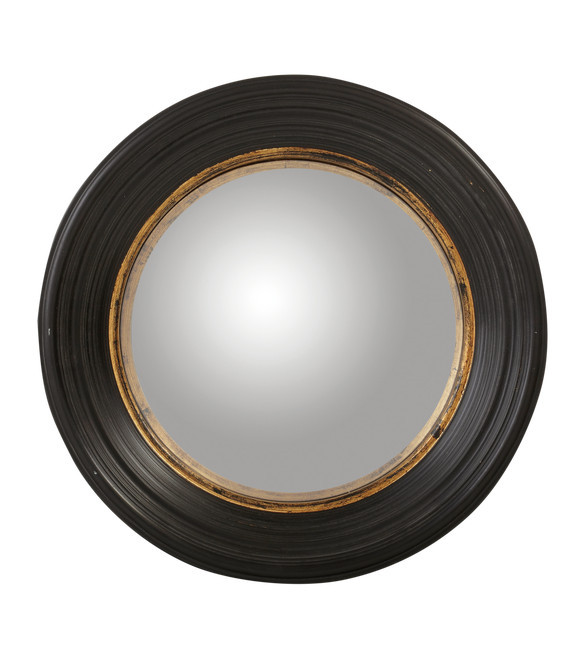 Small Oban Mirror - Black | OKA US