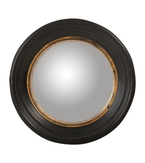 Small Oban Mirror - Black | OKA US