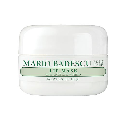 Mario Badescu Lip Mask with Acai and Vanilla for All Skin Types, Overnight Lip Treatment Enriched... | Amazon (US)