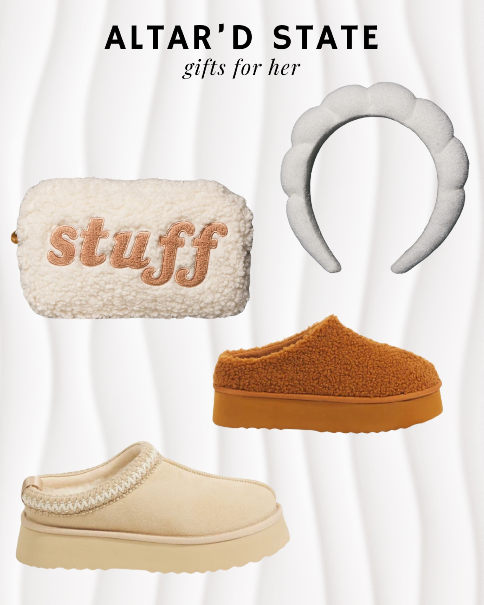 Gifts for her!



#GiftGuide #LastMinuteGifts #StockingStuffers #GiftsForHer #GiftsForBride #BrideGifts #ChristmasOrnaments #CuteOrnaments #ShoesForHer #Shoes #Shoe #Slippers #UggDupes #UggSlippers #Accessories #StockingStuffersForHer #Trinkets #Christmas #ChristmasGifts #ChristmasGiftsForHer #XmasGifts #XmasForHer #ChristmasTime #GiftIdeas #Gifting 


#LTKGiftGuide #LTKSeasonal #LTKfindsunder100