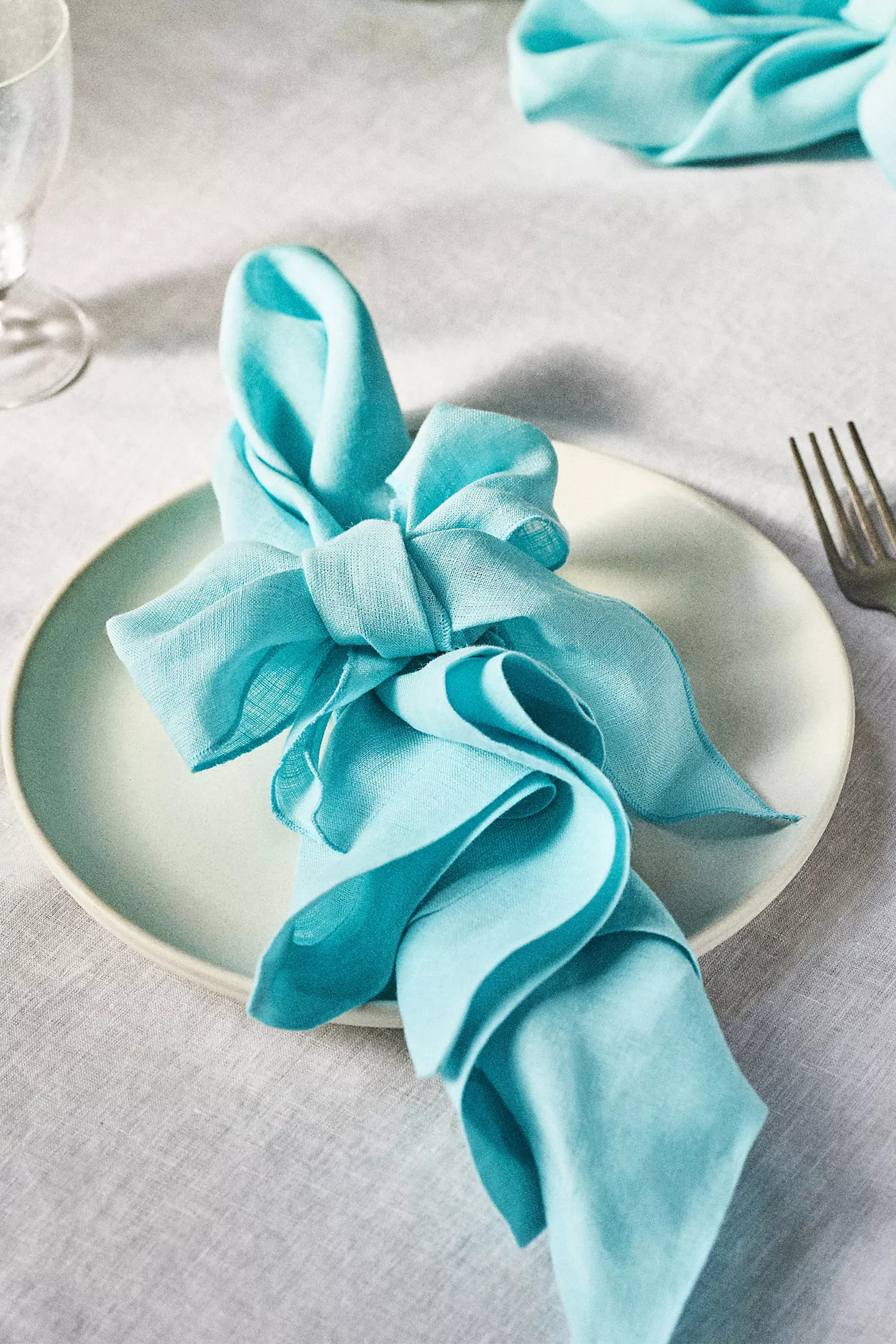Joanna Buchanan Bow Linen Napkins, Set of 2 | Anthropologie (US)