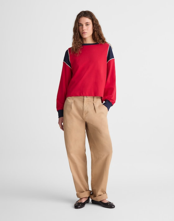 The Relaxed Crewneck Long Sleeve Tee | Madewell