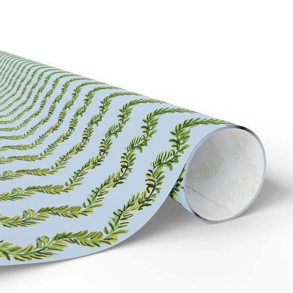 Holiday Garland Gift Wrap | Evelyn Henson