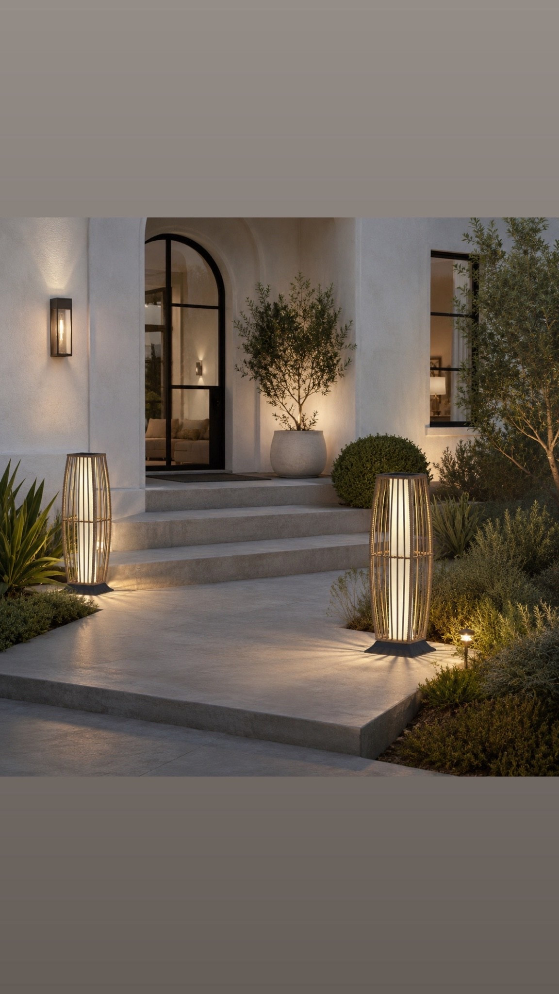 #ad @Wayfair stunning outdoor solar lights on sale!! Instantly elevates any outdoor space 😍#wishyouwerehere #outdoor #wayfair #wayfairpartner