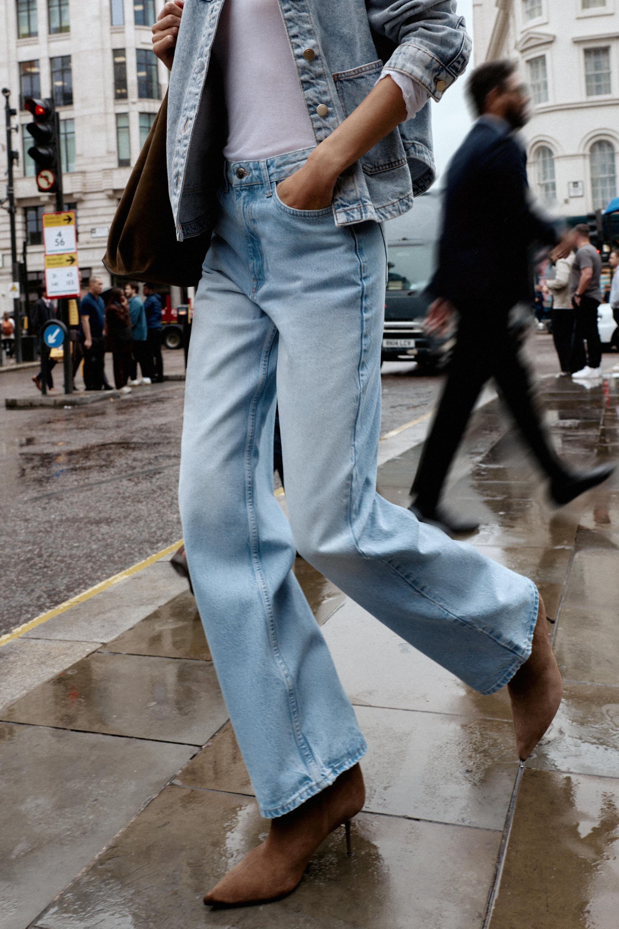 JEANS Z.04 FULL LENGTH HIGH-WAIST | Zara UK