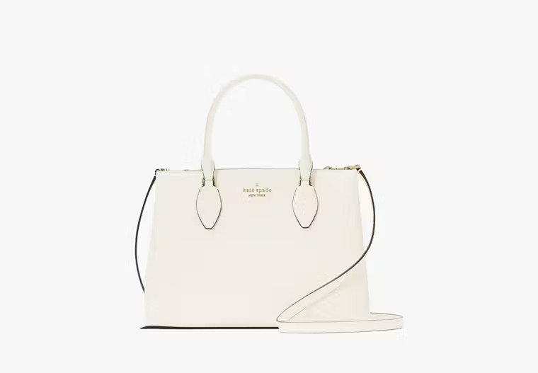 Kate Spade Rae Medium Satchel, Meringue | Kate Spade Outlet