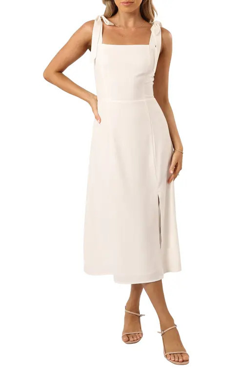Petal & Pup Laurel A-Line Dress in White at Nordstrom, Size 14 | Nordstrom