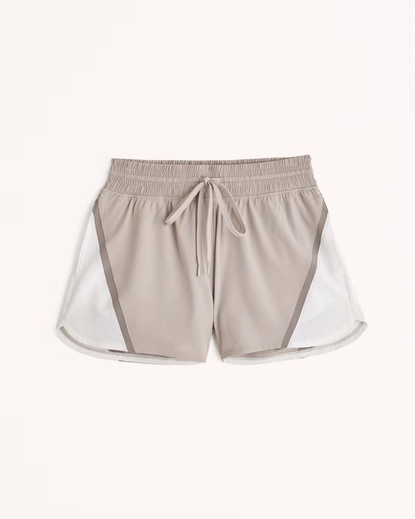 YPB motionTEK High Rise Lined Workout Short | Abercrombie & Fitch (US)