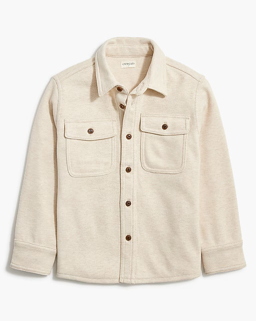 Boys' twill shirt-jacket | J.Crew Factory