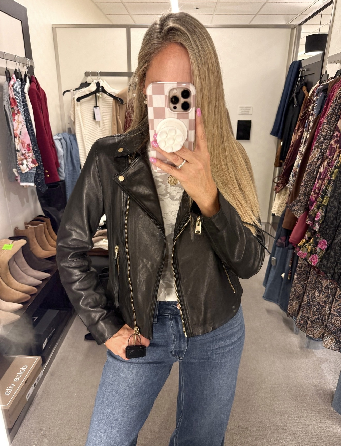 The perfect leather jacket for fall currently available at the Nsale 🩷

Nordstrom anniversary sale

#LTKmomlife #LTKgrwm #LTKootd