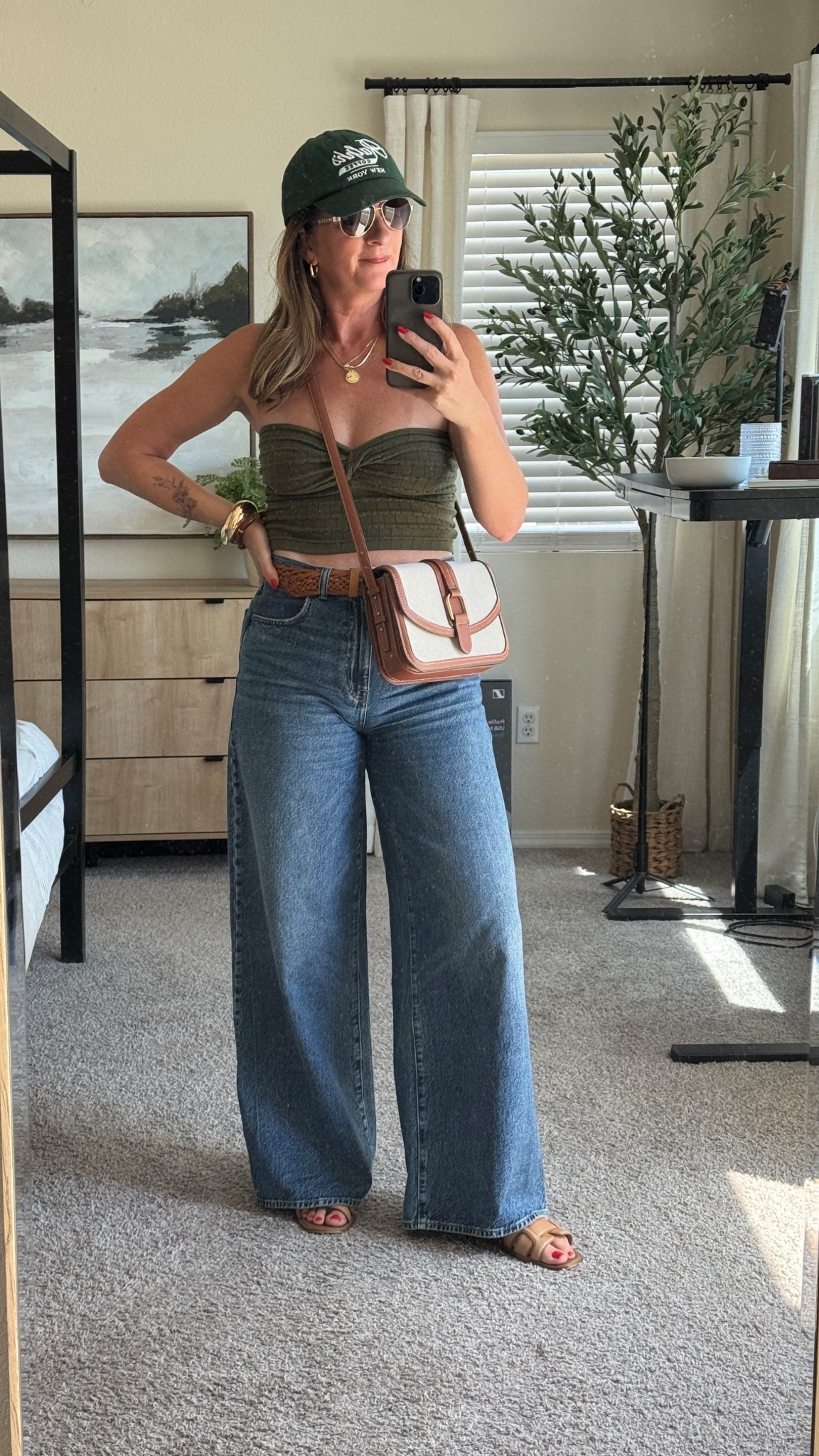 The best wide leg jeans are the Super Wide from Madewell! They’re flattering and comfy  

#LTKOver40