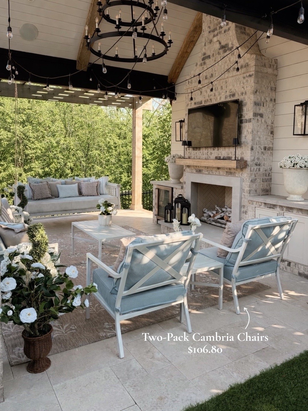 Our blue and white Cambria chairs are on sale!!

#LTKSeasonal #LTKHome