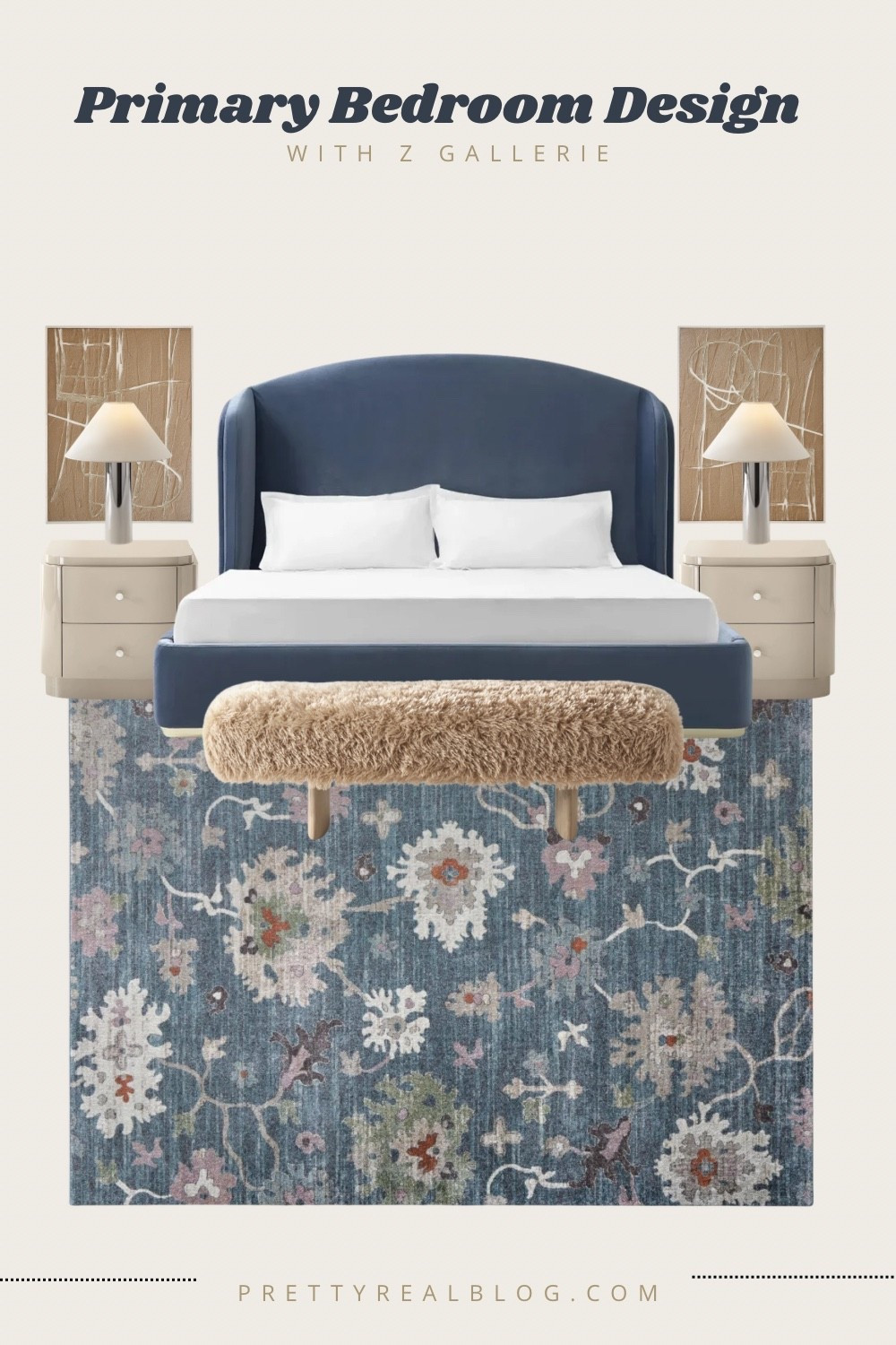 Beautiful primary bedroom- color, texture, traditional/modern

#LTKHome