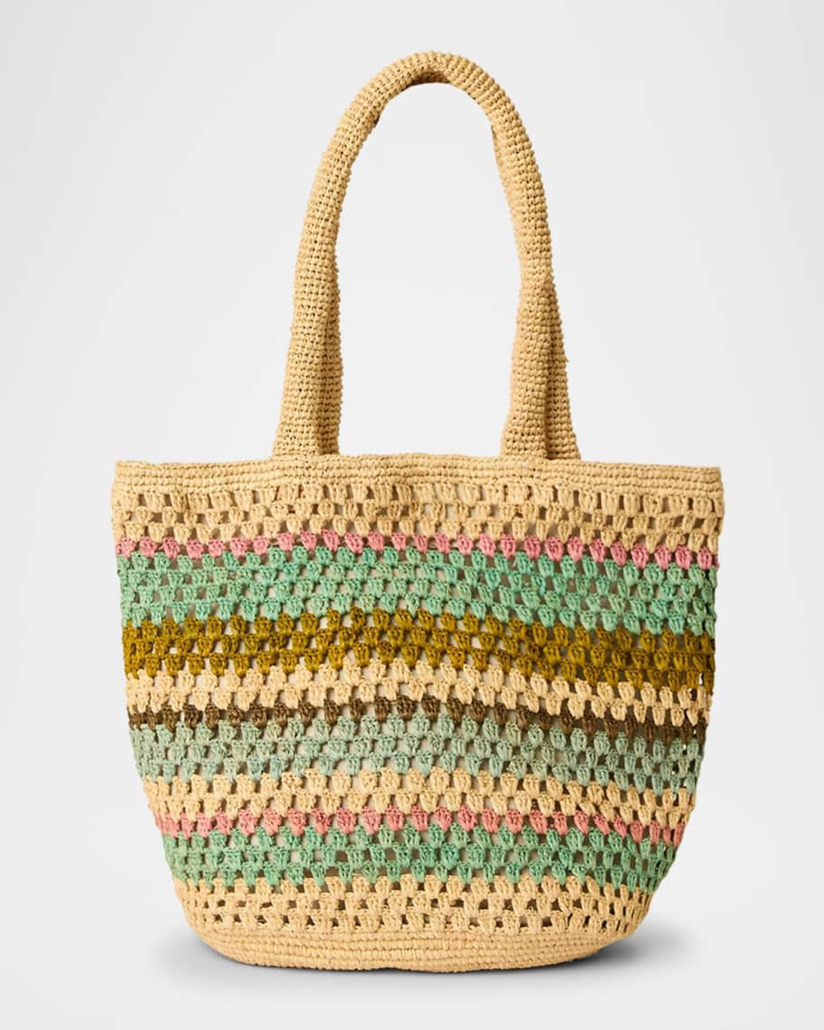 Lily Multicolor Straw Tote Bag | Neiman Marcus