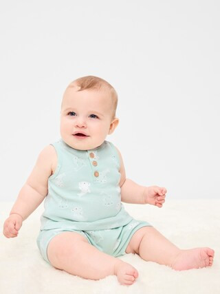 Henley Tank Top and Shorts Set for Baby | Old Navy (US)