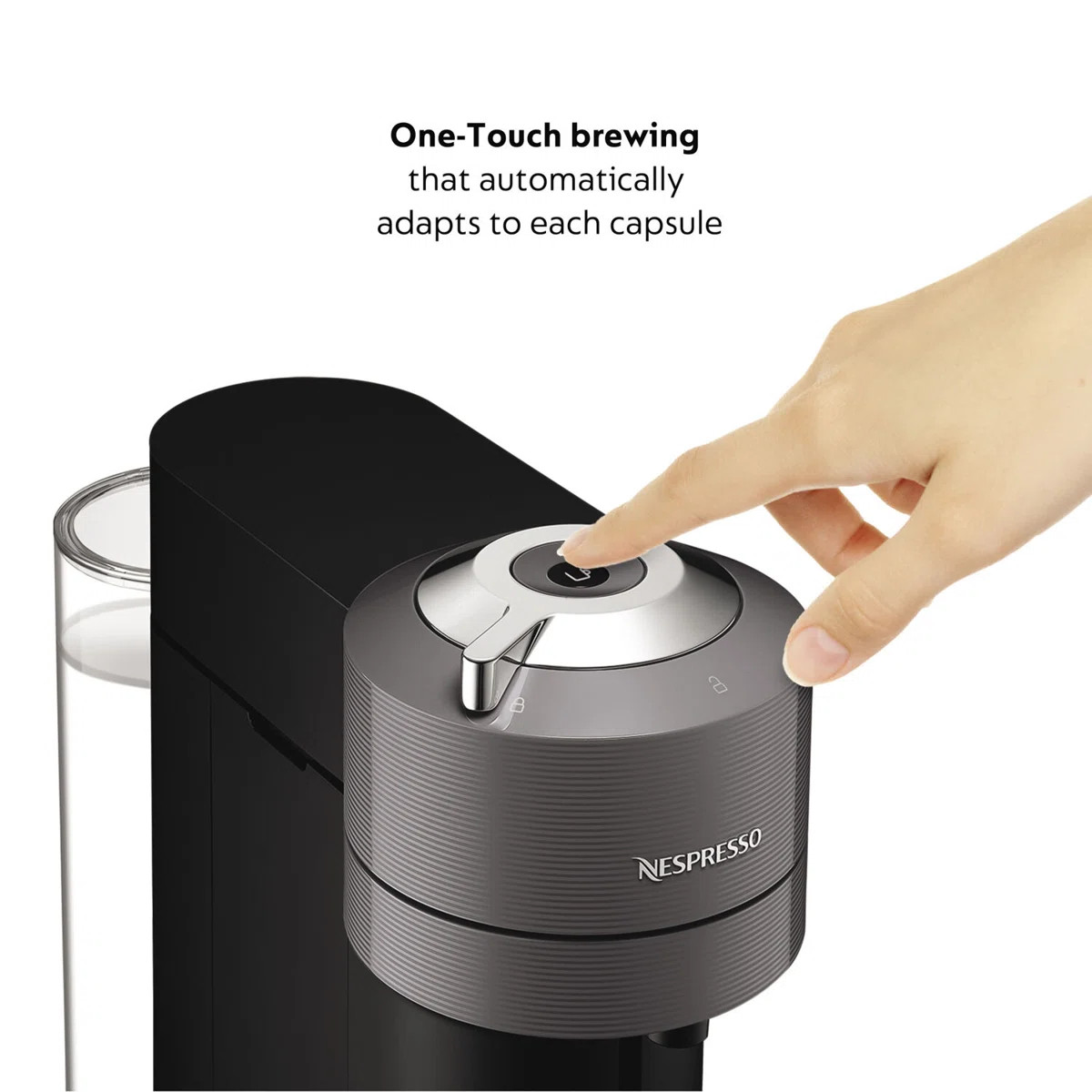 Nespresso Vertuo NEXT Espresso Machine by De'Longhi, Gray | Wayfair North America