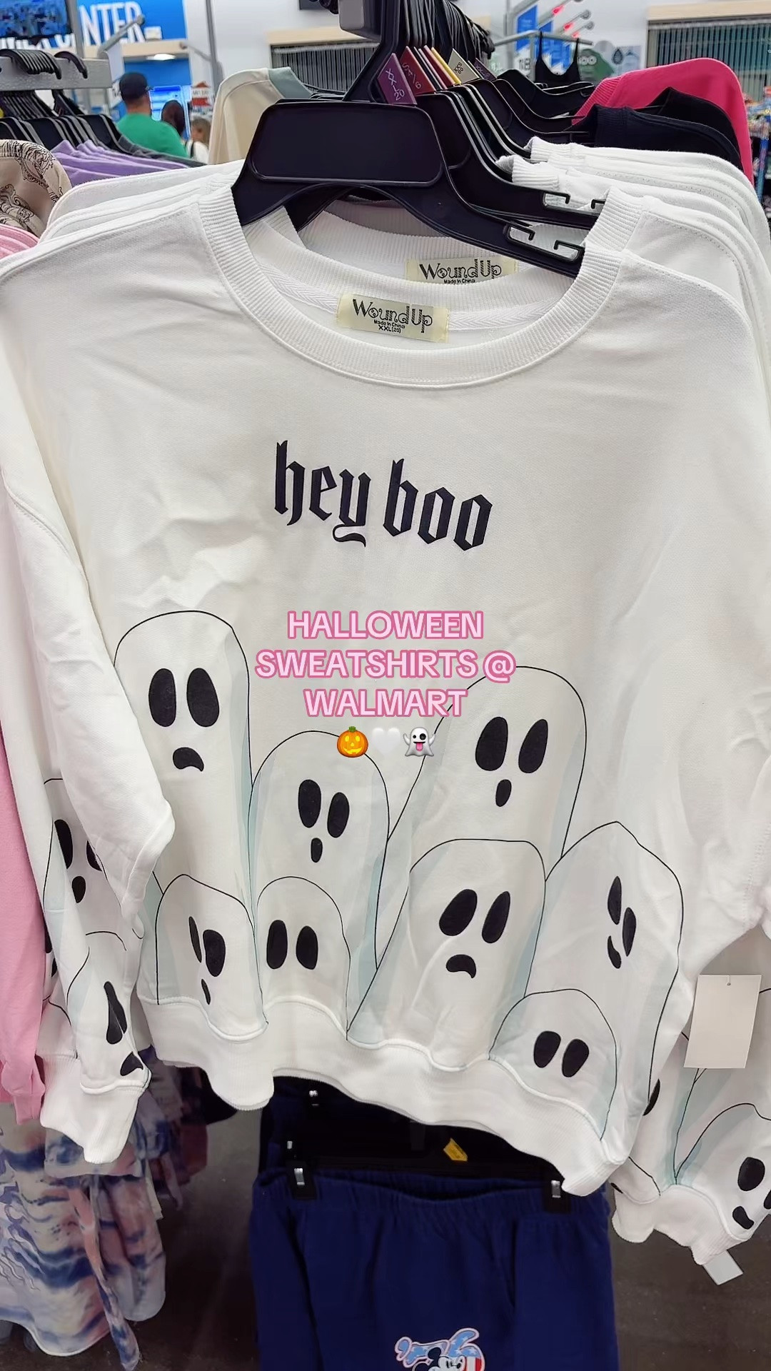 HALLOWEEN SWEATSHIRT AT WALMART under $11 👀🫶🏼🤍👻🎀💝

#LTKSeasonal #LTKootd #LTKdayinmylife