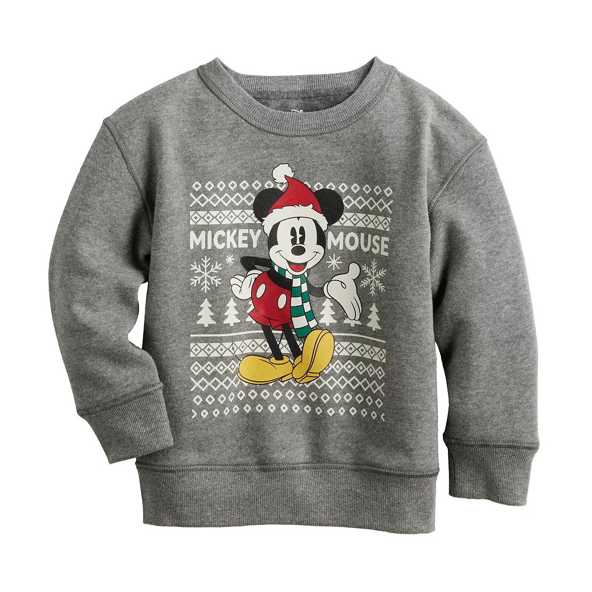 Disney's Mickey Mouse Boys 4-12 Adaptive Fleece Crew Sweatshirt by Jumping Beans® | Kohl's