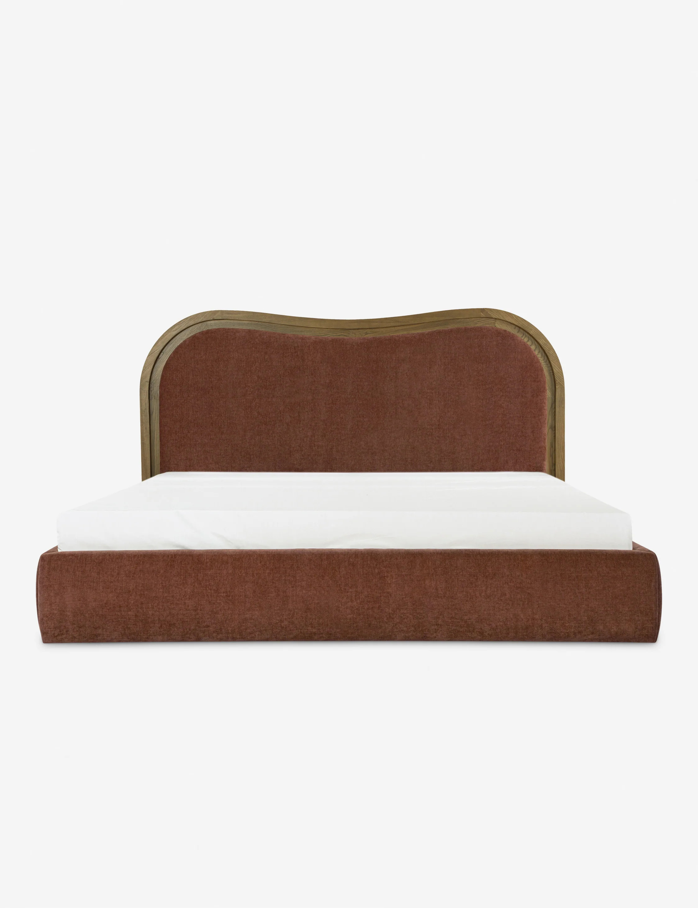 Greenbury Platform Bed, Rust | Lulu and Georgia 