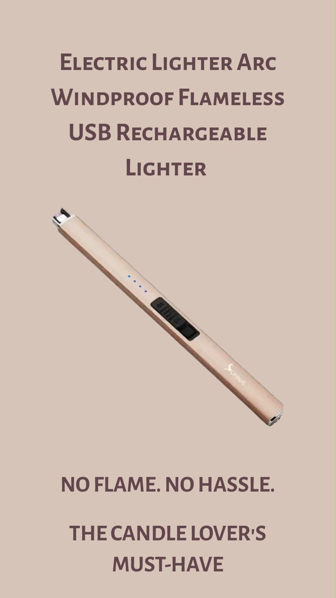 ✨ THE HOME GADGET I DIDN'T KNOW I NEEDED ✨

If you're constantly lighting candles, starting the grill, camping, or refreshing your home, this SUPRUS Electric Lighter is a total game-changer. The sleek Champagne Gold finish is not only functional but looks beautiful sitting on a countertop or coffee table.

🔥 Windproof & flameless
🔋 USB rechargeable
✨ Elegant Champagne Gold finish
🔥 Safety lock design
🕯️ Perfect for candles, fireplaces & wax warmers
🏕️ Great for camping, BBQs & outdoor use

No more struggling with traditional lighters or constantly buying replacements. This rechargeable lighter is convenient, easy to use, and one of those products you'll wonder how you ever lived without.

#AmazonFinds #ElectricLighter #HomeEssentials #CandleLover #HouseholdMustHaves #AmazonHome #HomeFavorites #CampingGear #KitchenGadgets #LTKHome

 

 #LTKHome