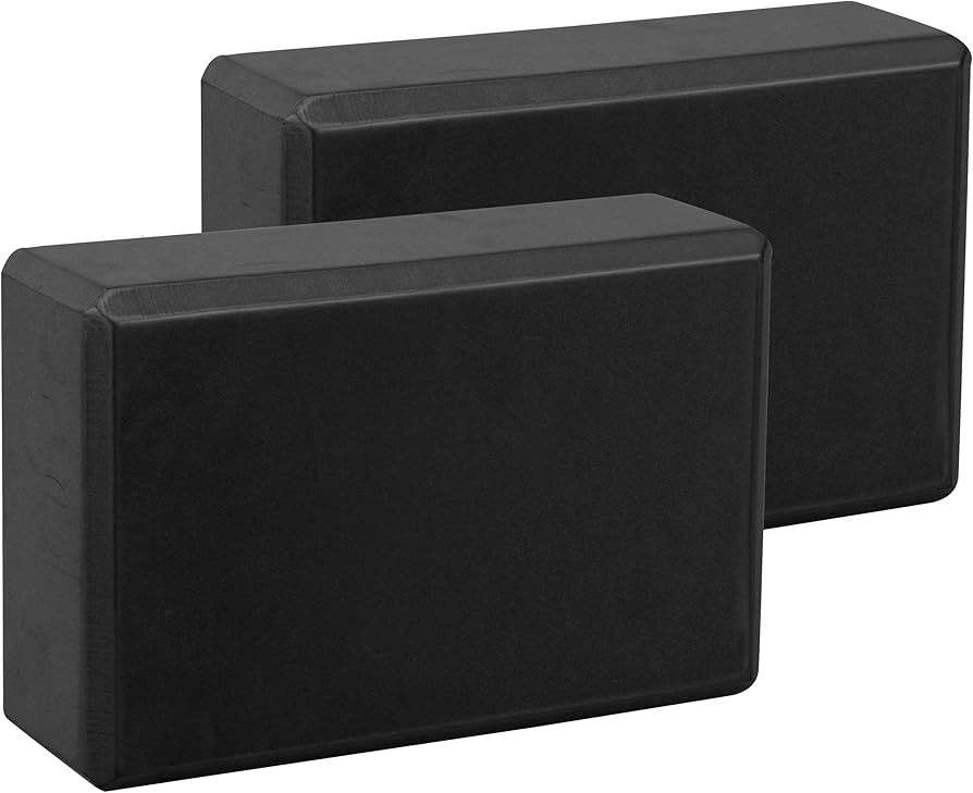 EXERZ Yoga Blocks 2pcs Gym Bricks -Comfortable Fitness Yoga Bricks, Anti-Slip, Lightweight and Tr... | Amazon (UK)