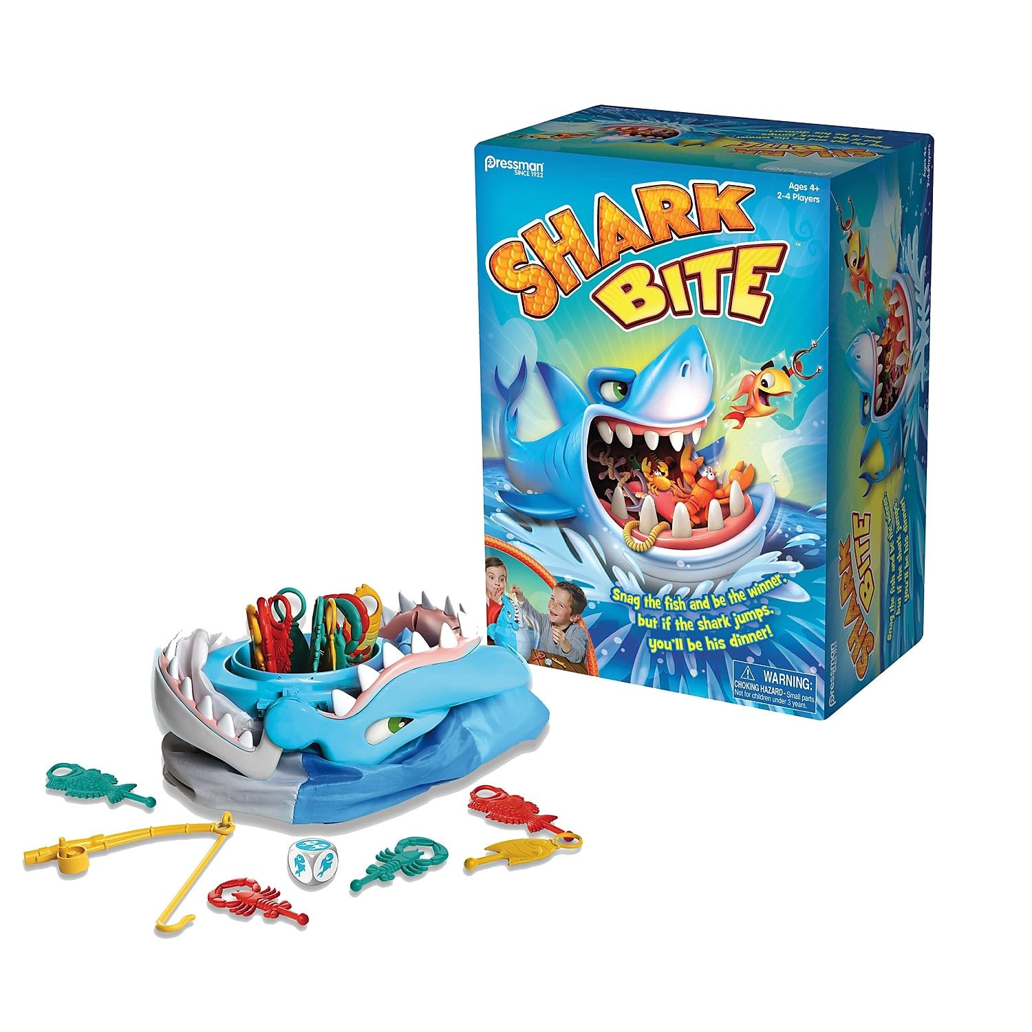 Shark Bite -- Roll the Die and Fish for Colorful Sea Creatures Before the Shark Bites Game! by Pr... | Amazon (US)