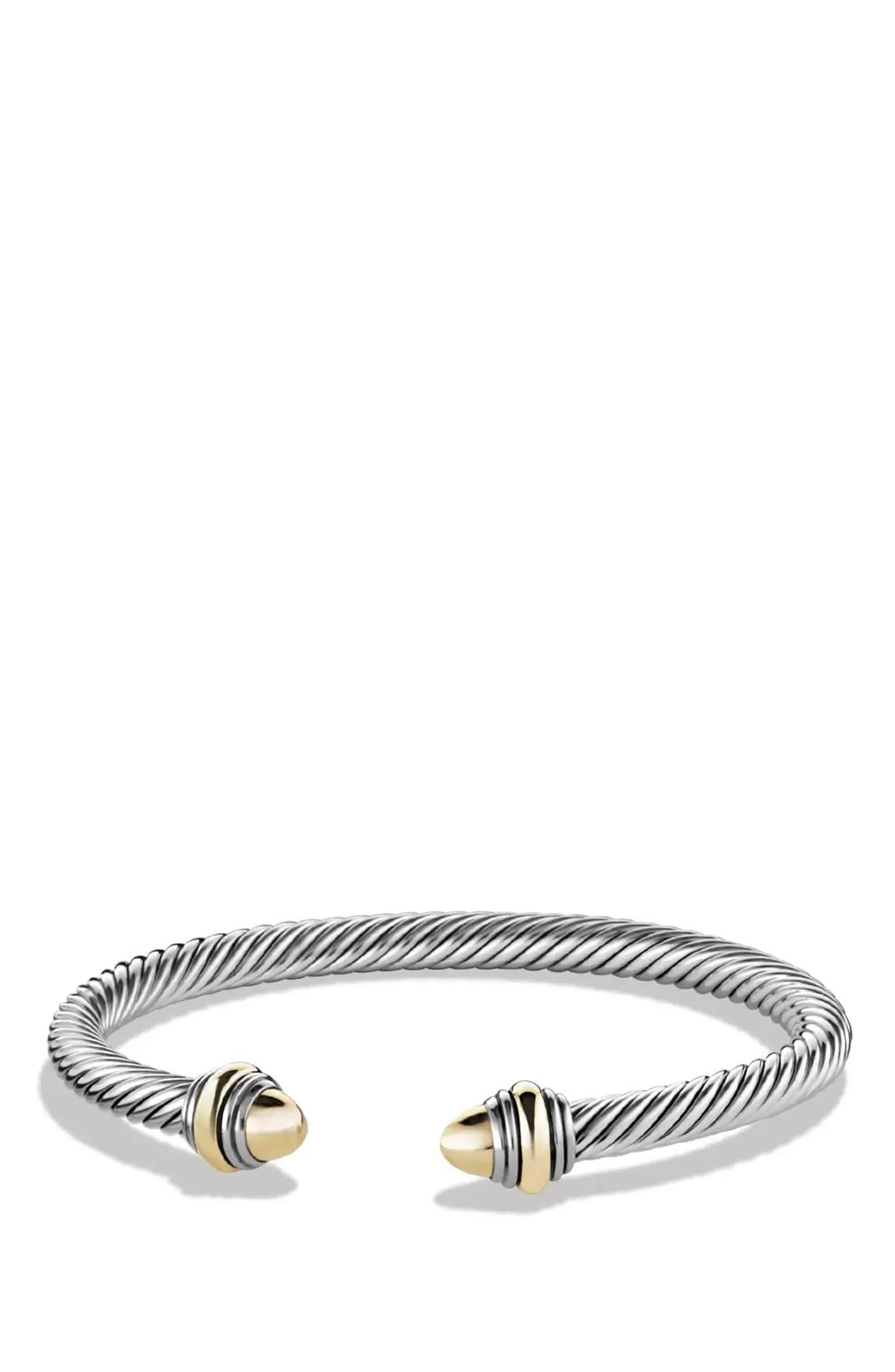 Women's David Yurman Cable Classics Bracelet With Gold, 5mm | Nordstrom