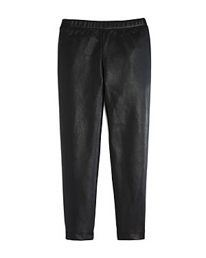 Design History Girls' Faux-Leather-Paneled Leggings - Little Kid | Bloomingdale's (US)