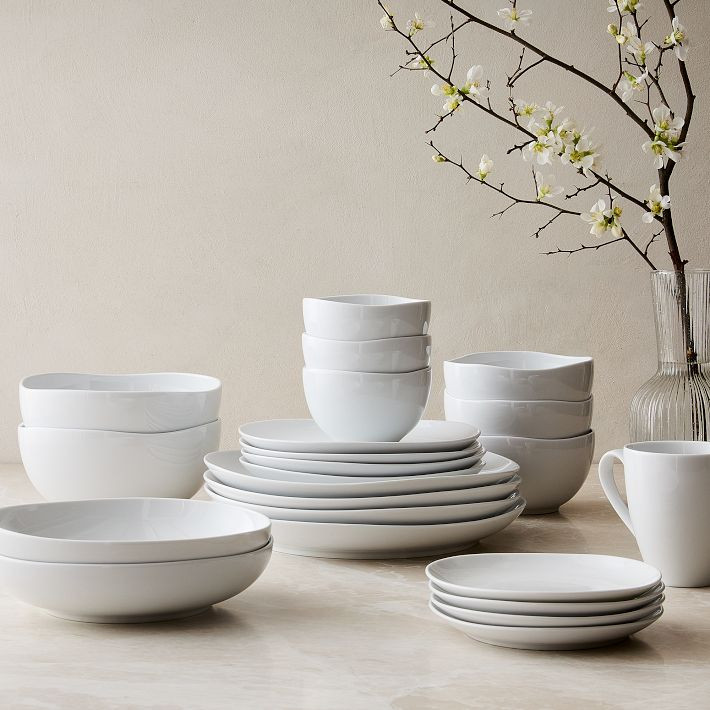 Organic Porcelain Dinnerware Collection | West Elm (US)