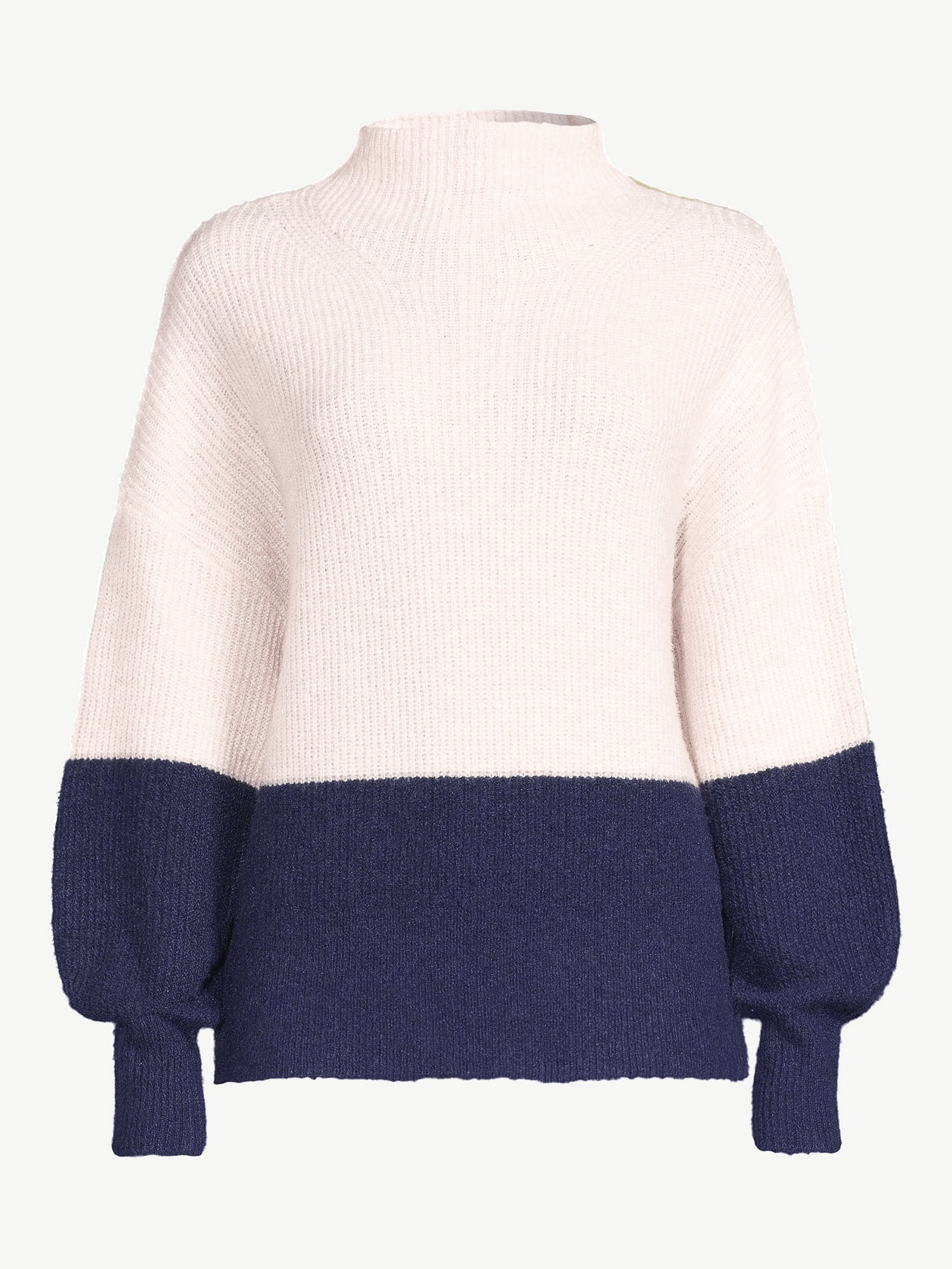 Free Assembly Women's Mock Neck Sweater, Midweight - Walmart.com | Walmart (US)