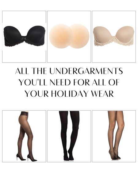All the undergarments you’ll need for your holiday wear ❄️

#LTKSeasonal #LTKstyletip #LTKHoliday