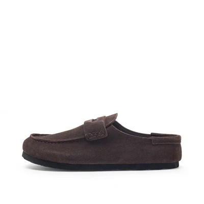 Monina Suede Penny Loafer Clog | Yellow Box