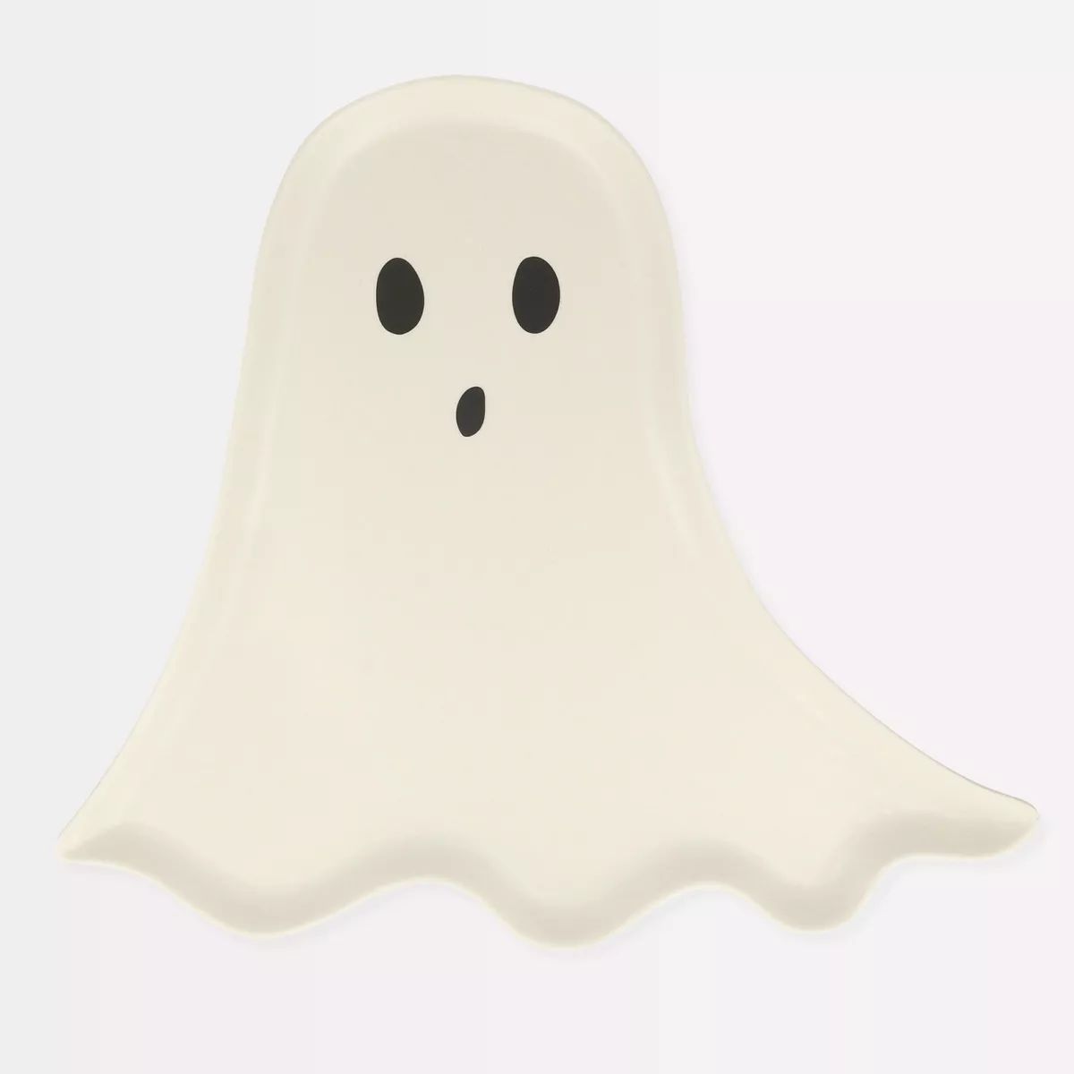 Meri Meri Reusable Bamboo Ghost Plate (Pack of 1) | Target