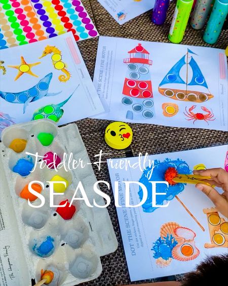 Seaside ⚓️🐚 toddler, friendly kids activities to prevent summer slide 🛝 

#LTKFamily #LTKBaby #LTKKids