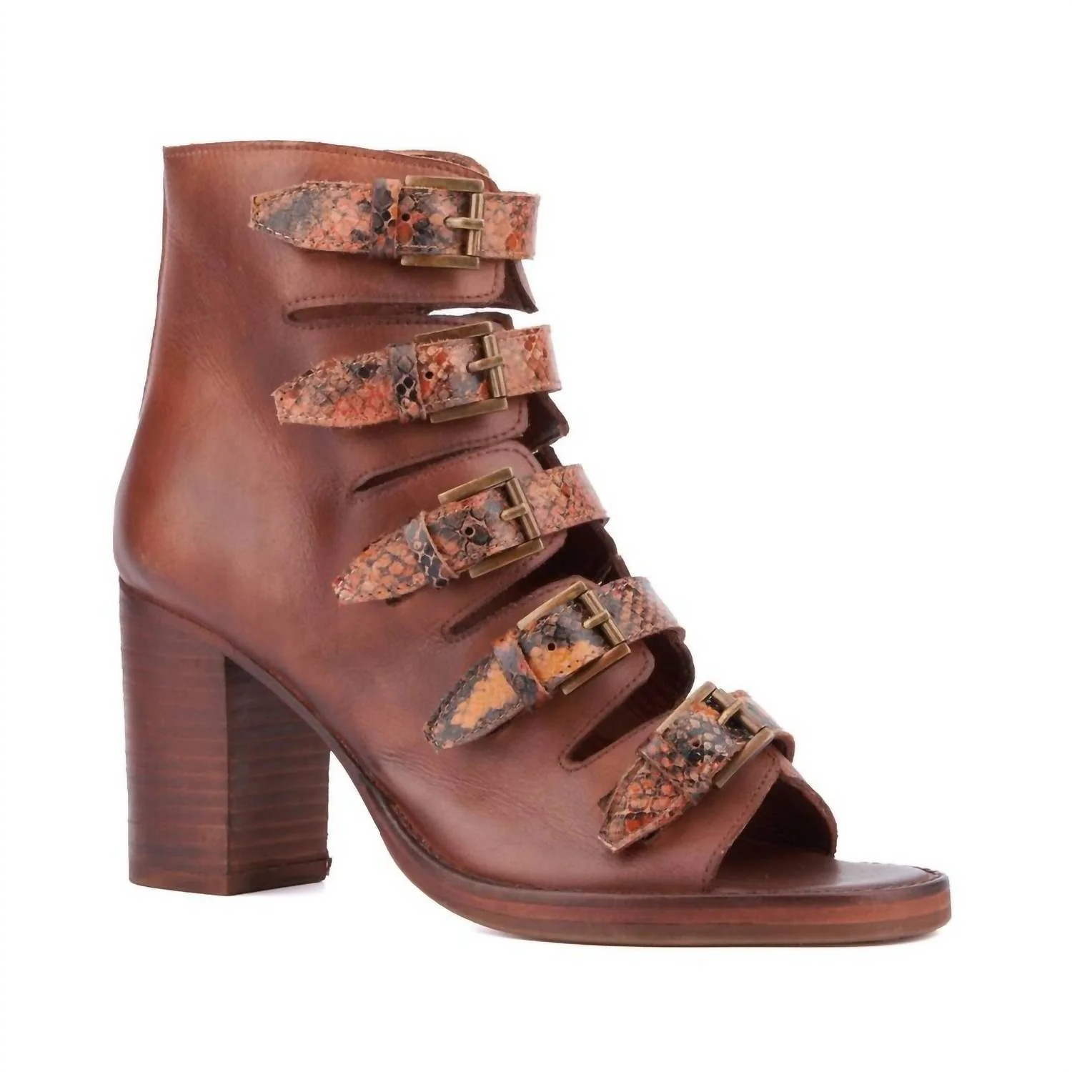 Women's Lauralyn Heeled Sandal In Brown | Shop Simon