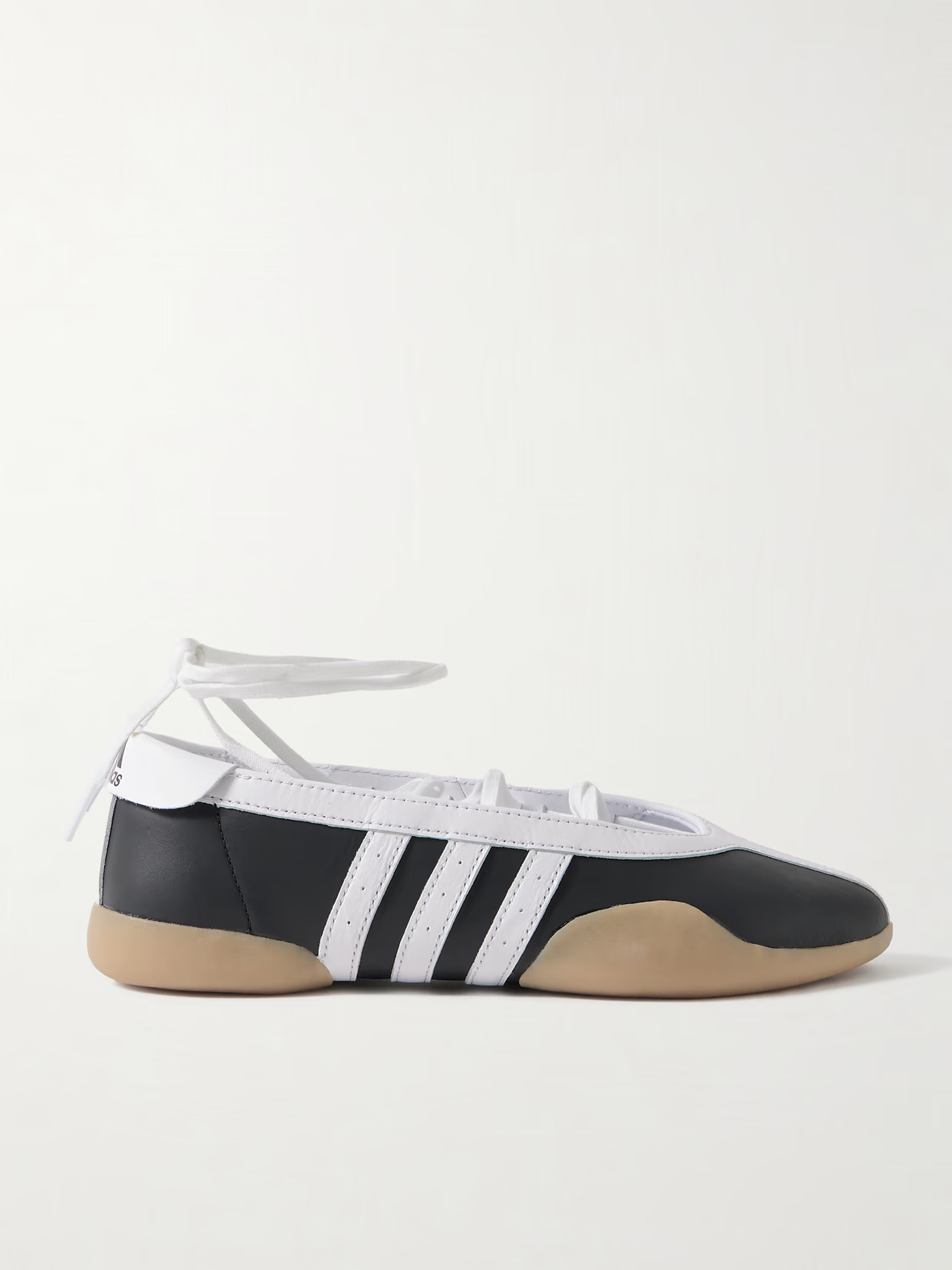 adidas Originals - Taekwondo Mei Ballet Leather Sneakers - Black | NET-A-PORTER (US)