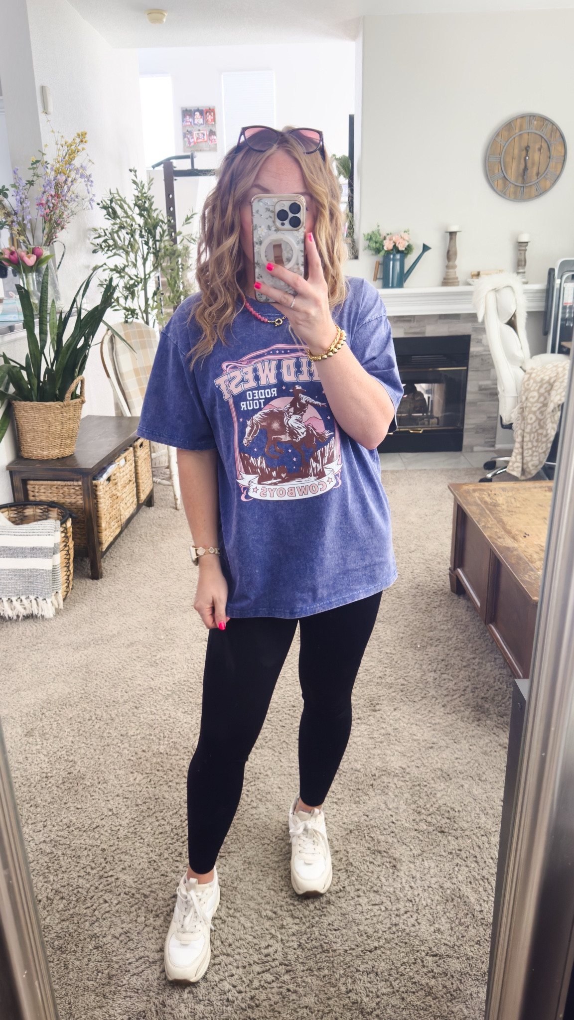 Rodeo graphic tee from amazon, grab your normal size or go up for more of an oversized fit. Im wearing a medium for reference 





Amazon outfits every outfit inspo, outfit ideas, casual outfits amazon, amazon outfits every day, spring outfits 2026, summer outfits

#LTKootd #LTKPetite #LTKSaleAlert