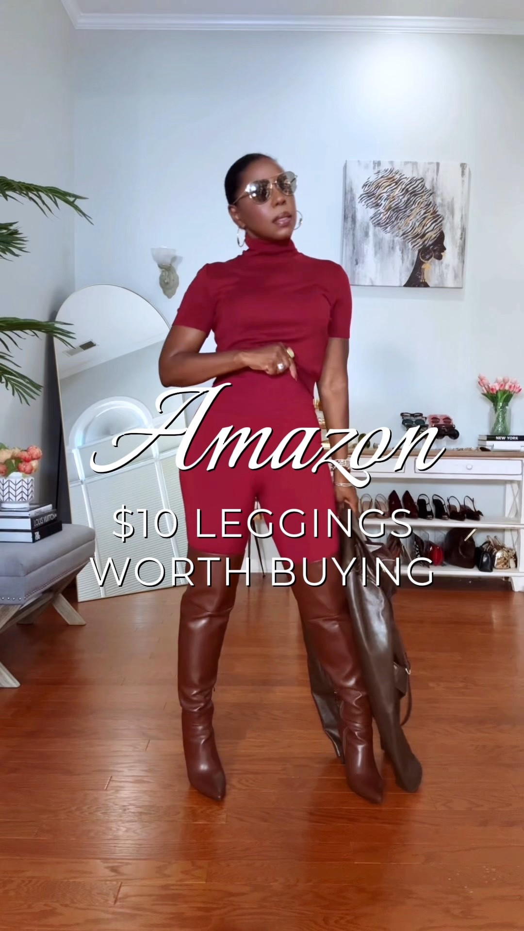 When you find a good basic for less than $10…you buy ALL the colors. 😂🙋🏾‍♀️

Day 25 of Shopping My Closet. These high-waisted leggings are super soft, comfy and one of those basics I reach for over and over. I wear them with sweaters, blazers, bodysuits—everything!

I styled this pair two ways today, and they’re perfect for those warmer fall days when you want the fall look without all the layers.

Shop the leggings  + both tops below! 💋

Style it. Own it. SLAY it. 💋

#Over50Style #FallStyle #BikerShorts #AffordableFashion #LTKOver50

#LTKootd #LTKOver40 #LTKMidsize